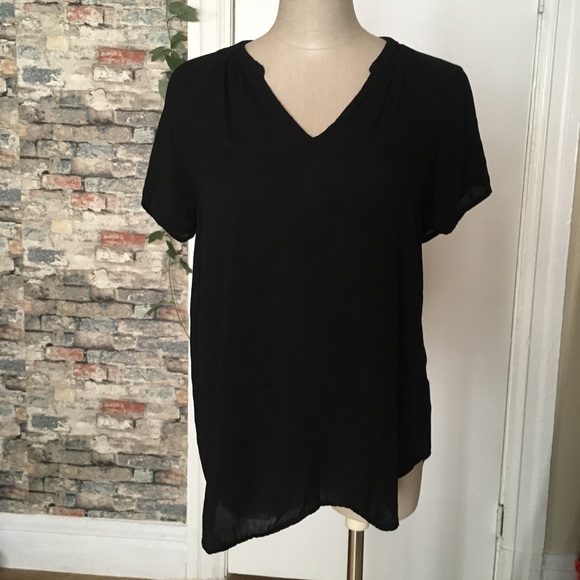 Old Navy 🛍️ Black Blouse Sz XS - Picture 2 of 8